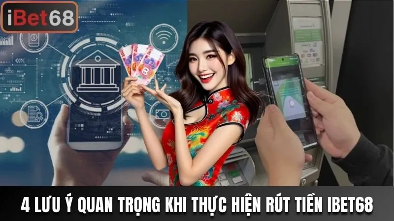 Lưu ý quan trọng khi thực hiện rút tiền tại Ibet68
