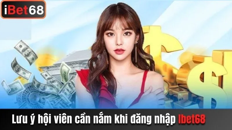 Một vài yếu tố quan trọng thành viên cần nắm khi đăng nhập Ibet68