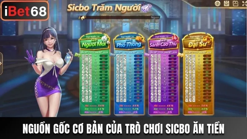 Nguồn gốc cơ bản của trò chơi Sicbo ăn tiền