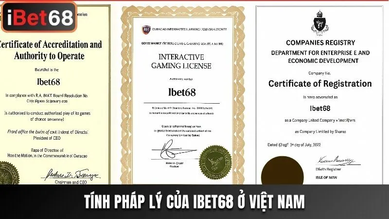Tính pháp lý của Ibet68 ở Việt Nam